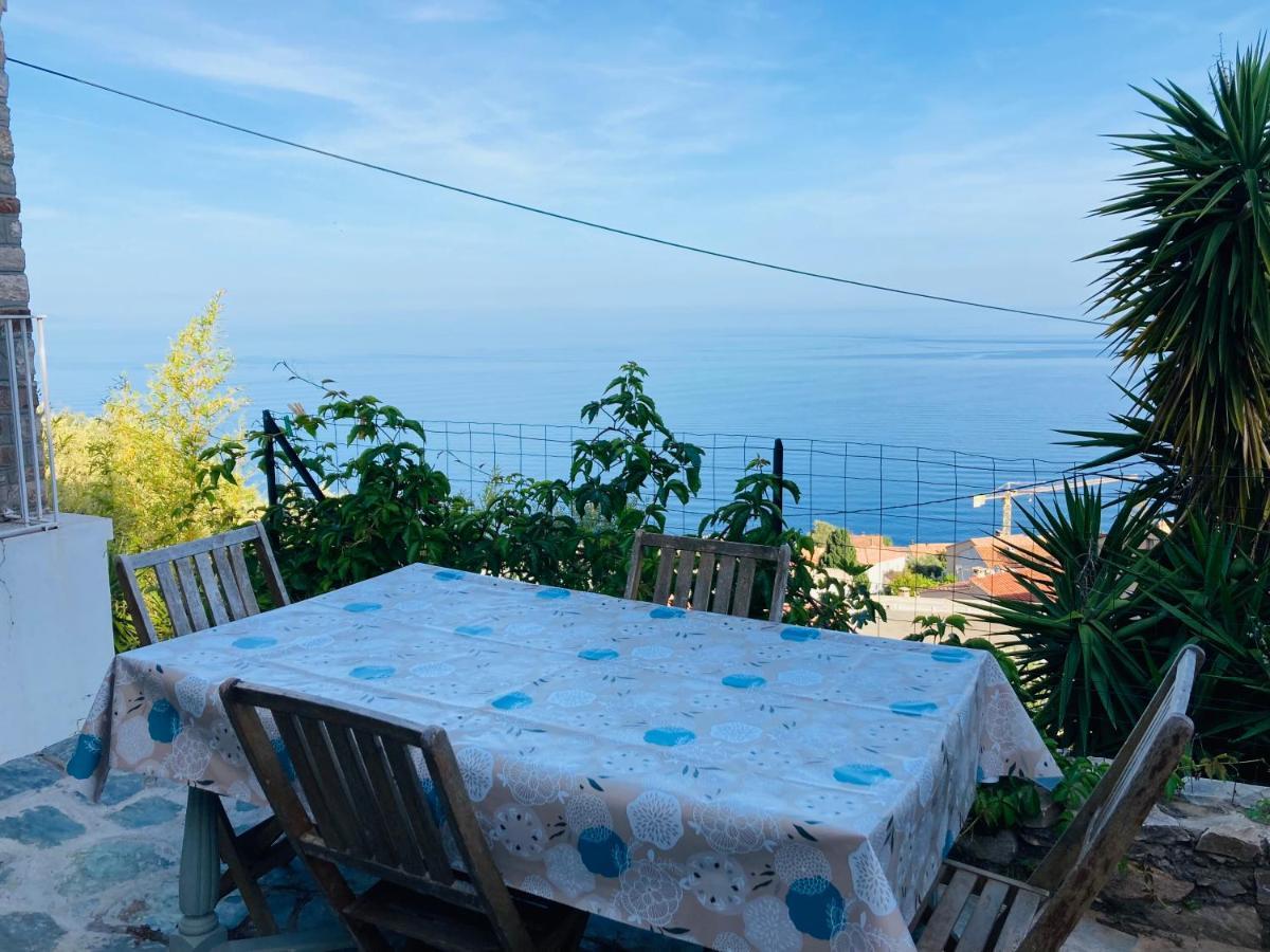 Maison Mediterraneo - Rez De Villa, Vue Imprenable Sur La Mer Pietranera ภายนอก รูปภาพ